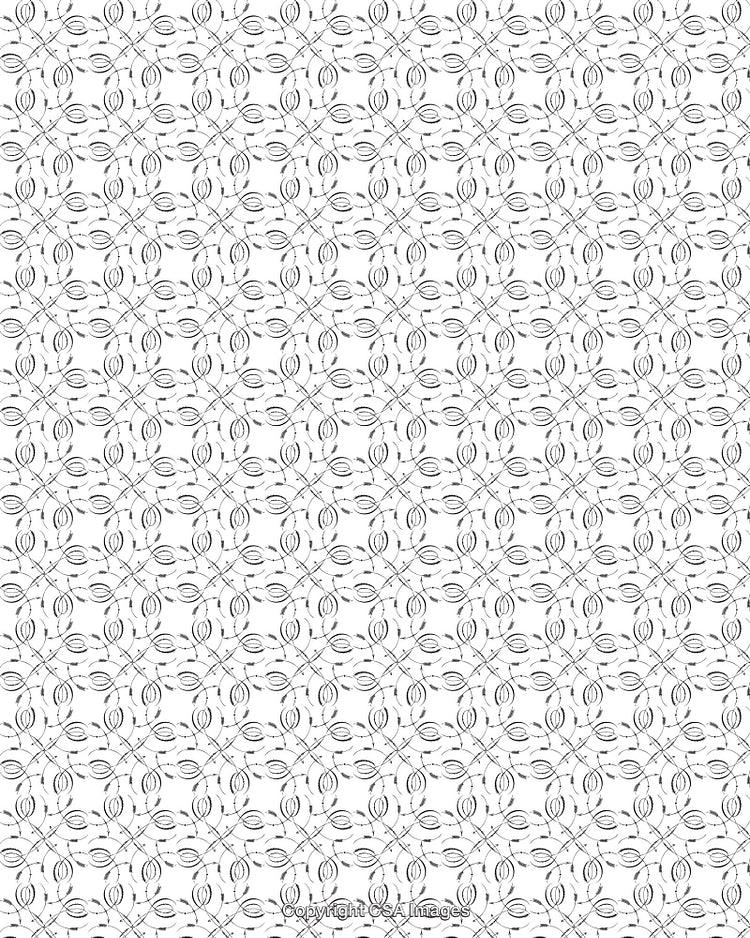Seamless Black and White Abstract Circular Line Pattern Background