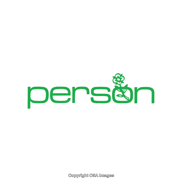 Green Typography with Floral Element in Modern Minimalist Design