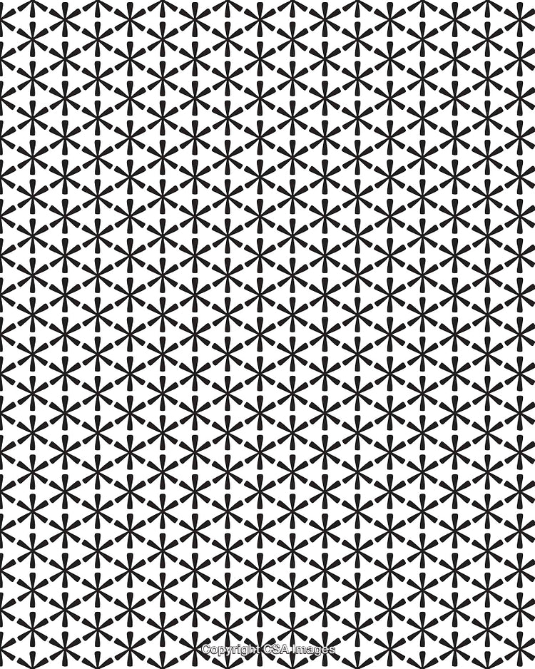 Elegant Black and White Geometric Star Pattern Background