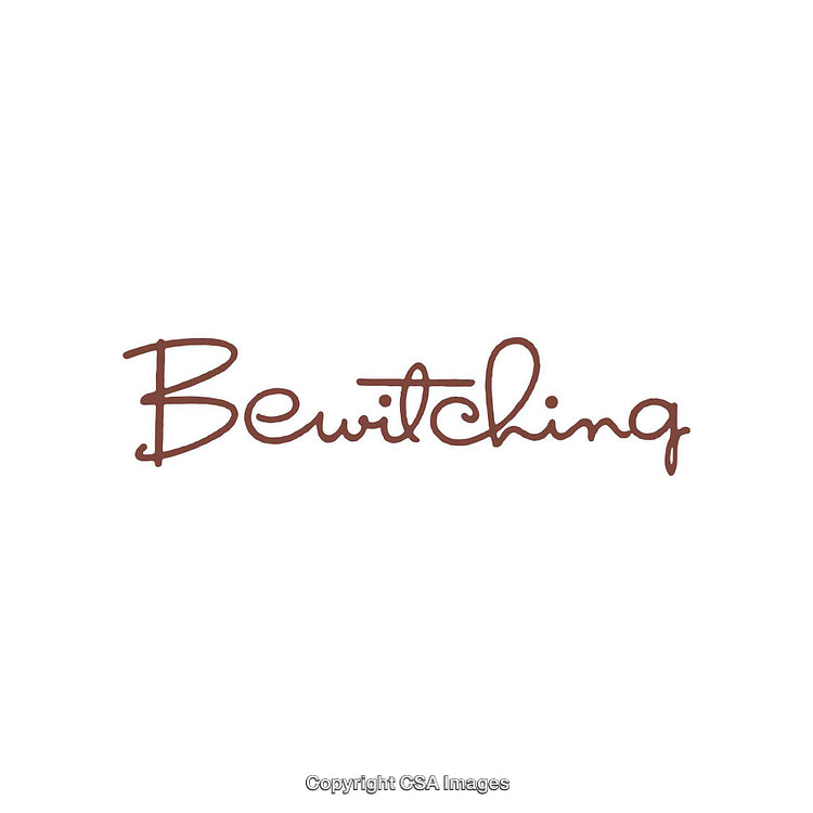 Elegant Calligraphic Word Art With Bewitching Text in Brown Tone