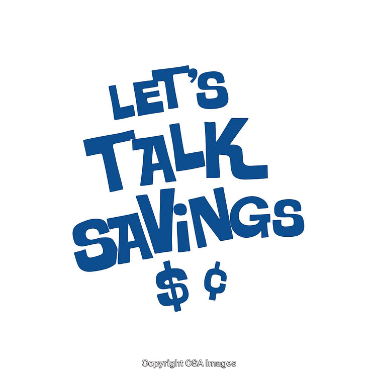 Creative Typography Art With Focus on Savings and Financial Awareness