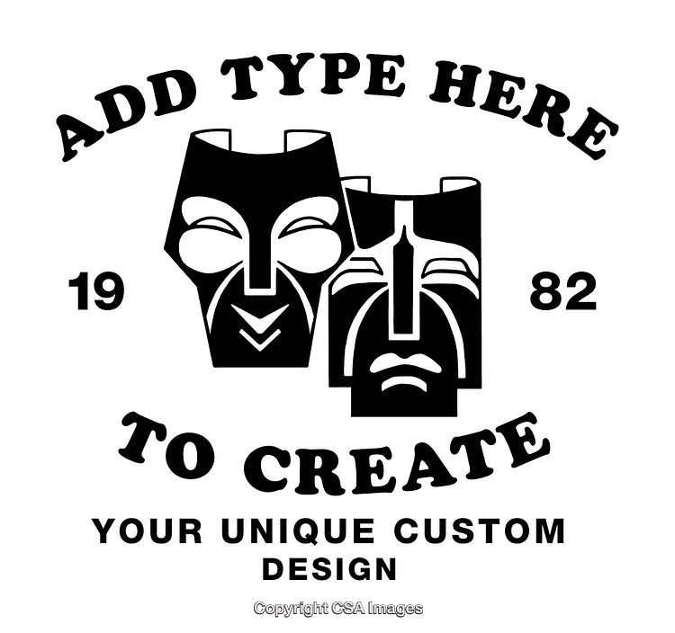 Theater Masks Design Format