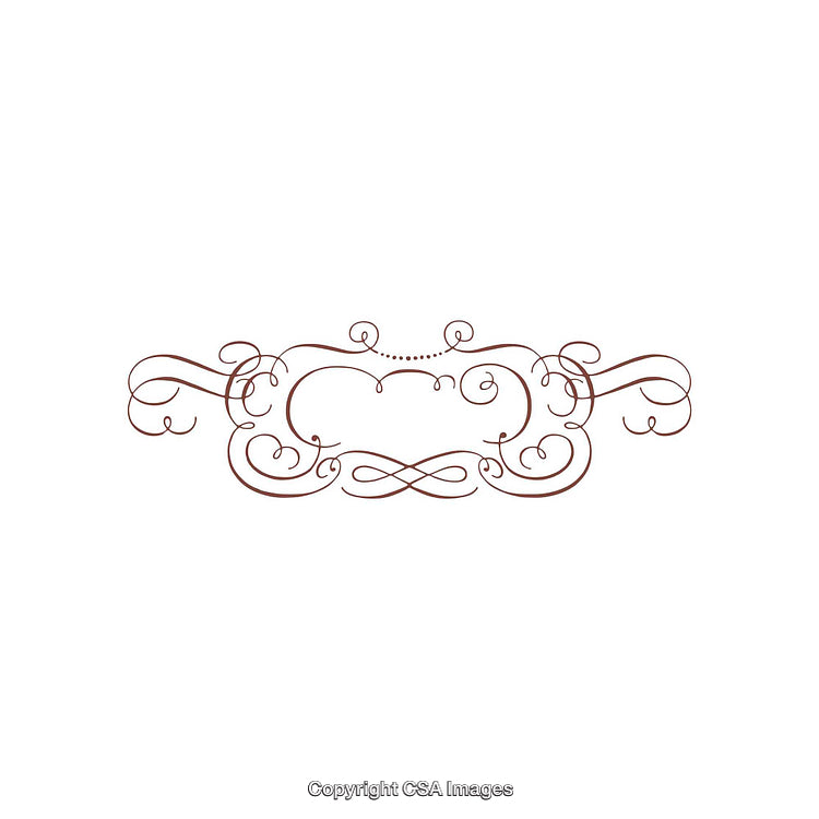 Elegant Decorative Floral Ornament for Stylish Invitations or Posters