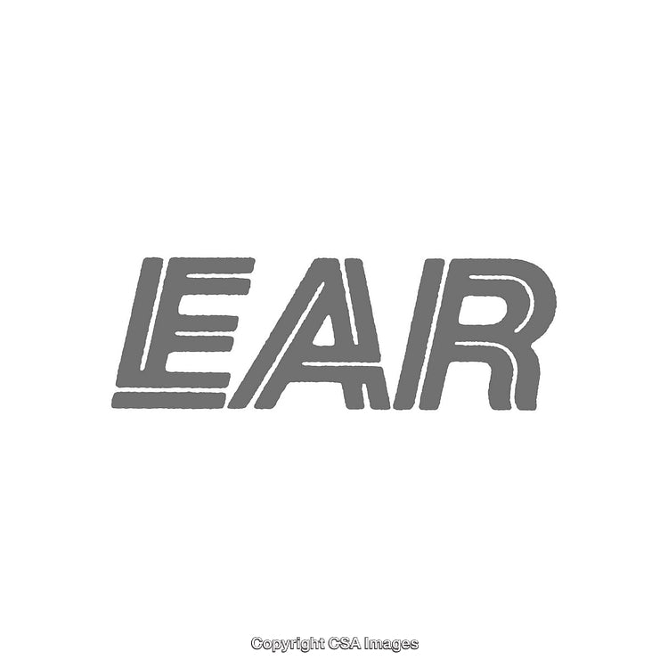 Stylized Gray Typography Featuring Modern Bold Lettering on White Background