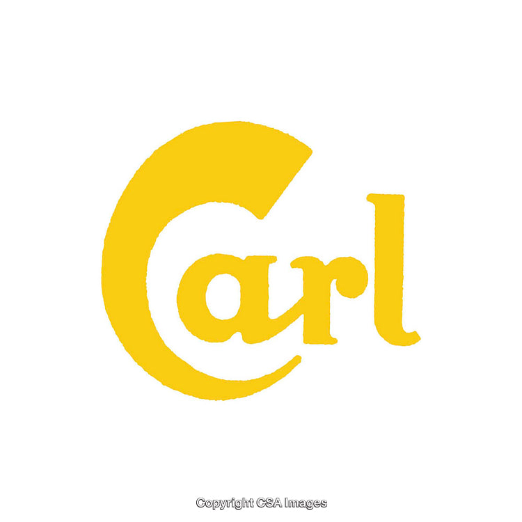 Simple Yellow Text Logo Design on White Background