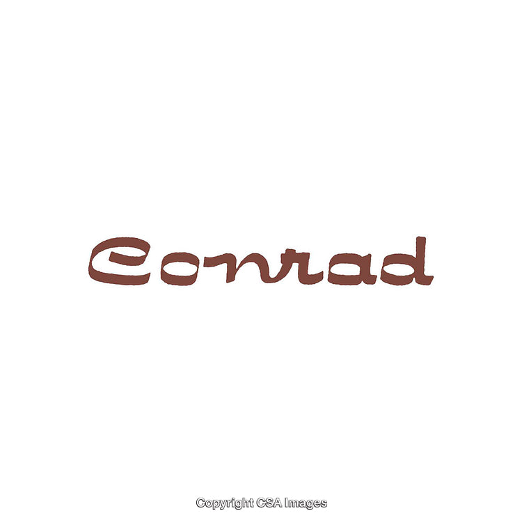 Brown Handwritten Word on White Background in Simple and Elegant Style