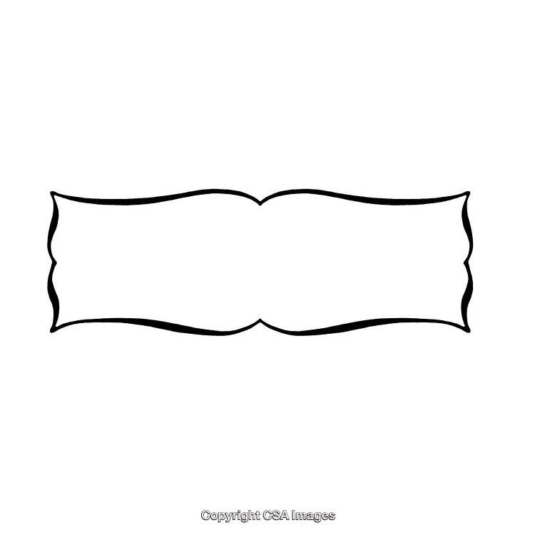 Elegant Black and White Decorative Border Design for Graphic Projects