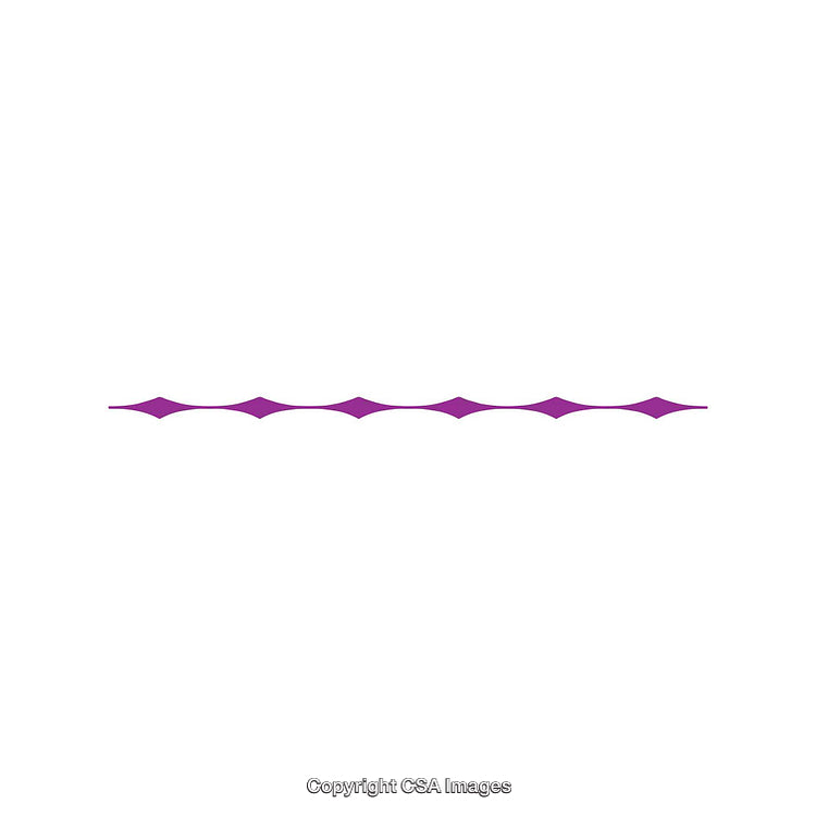 Purple Geometric Wave Design on a White Background