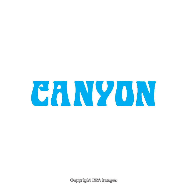 Blue Text Logo in Block Font on Plain White Background