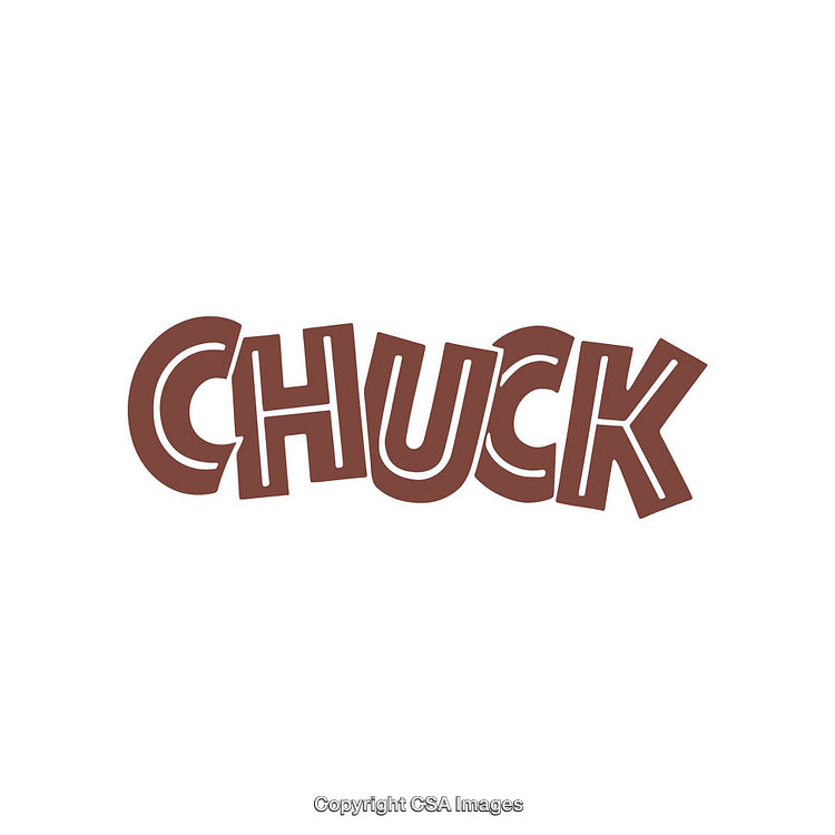 Playful Word Art Design in Three-Dimensional Bold Letters