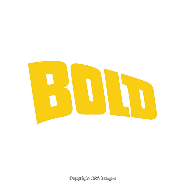 Yellow Bold Typography on White Minimalist Design