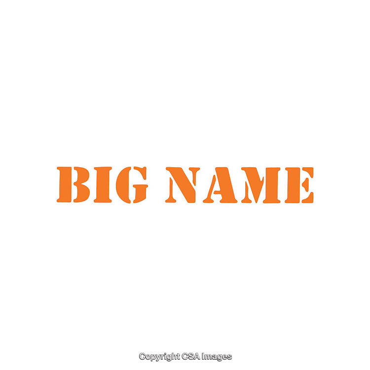 Bold Orange Text on White Background with Strong Typography
