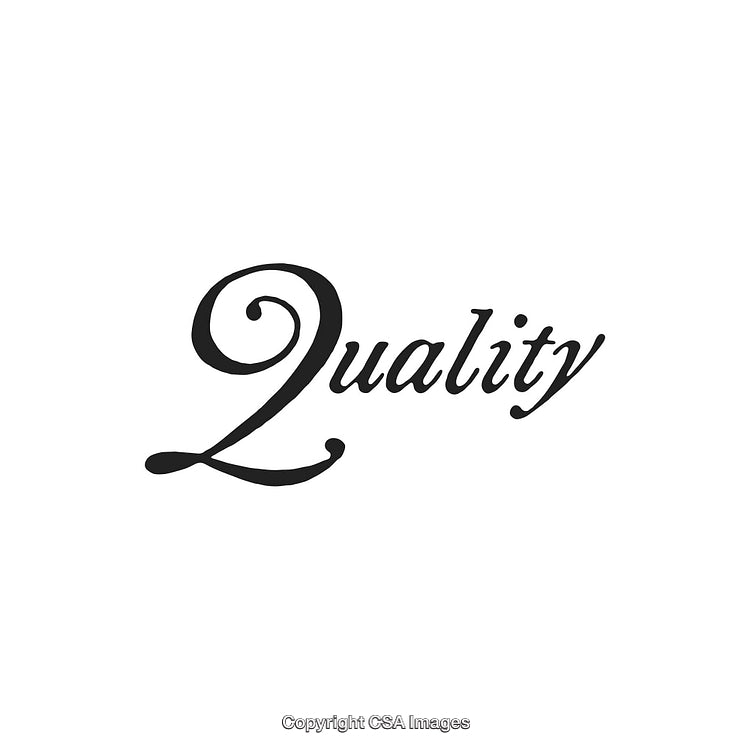 Elegant Calligraphy for Concept of Quality and Excellence