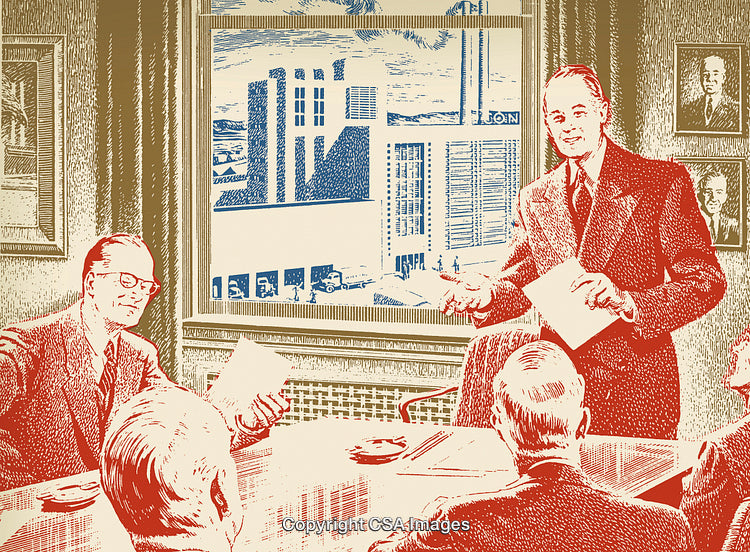 Businessmen in a Meeting