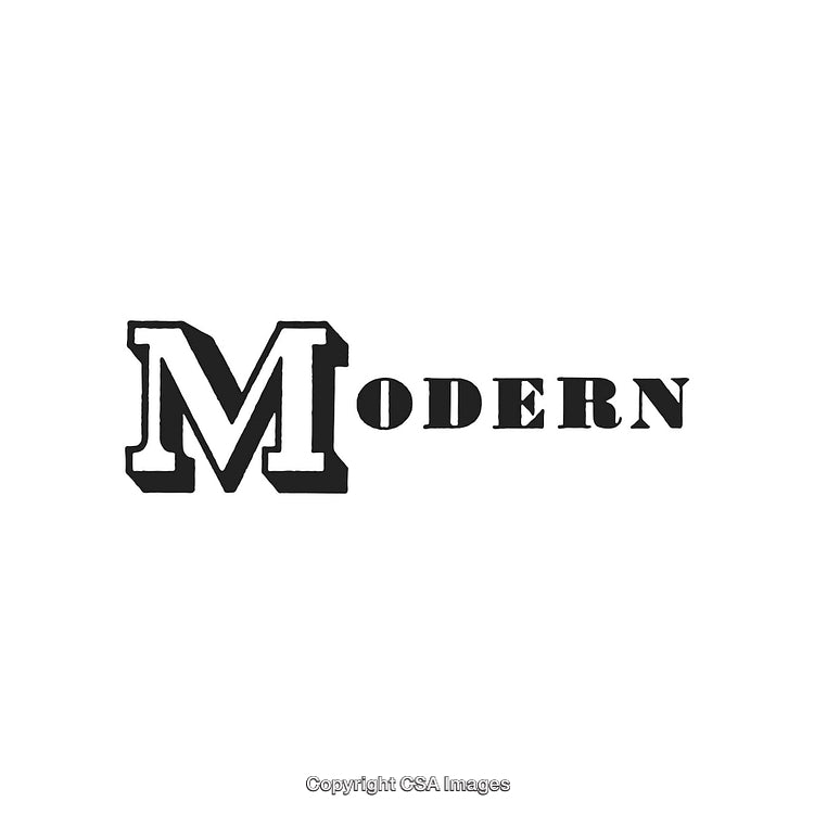 Bold Modern Typography Design Featuring Strong Black and White Contrasting Letters