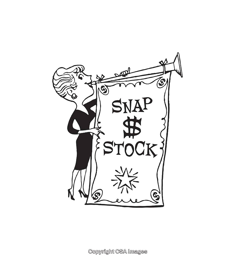 Retro Style Illustration of Woman with Trumpet and Decorative Banner