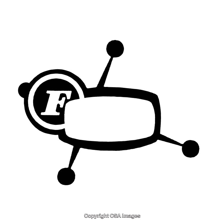 Black and White Abstract Design With Retro Futuristic Aesthetic Elements