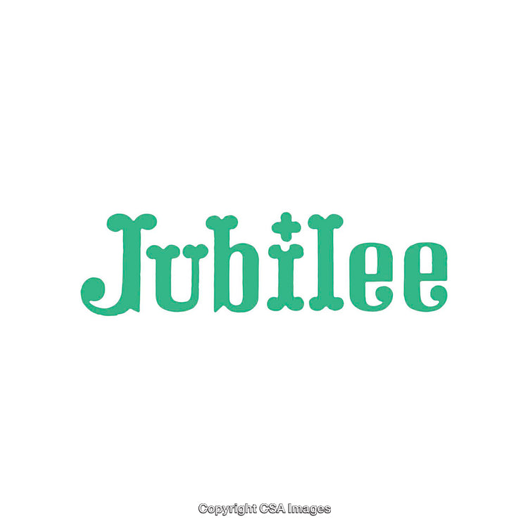 Retro Green Font Text Style Isolated on White