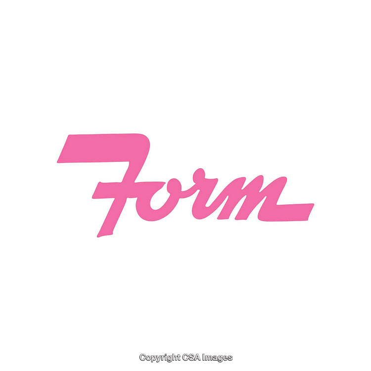 Pink Calligraphic Word Logo with White Background in Minimal Design
