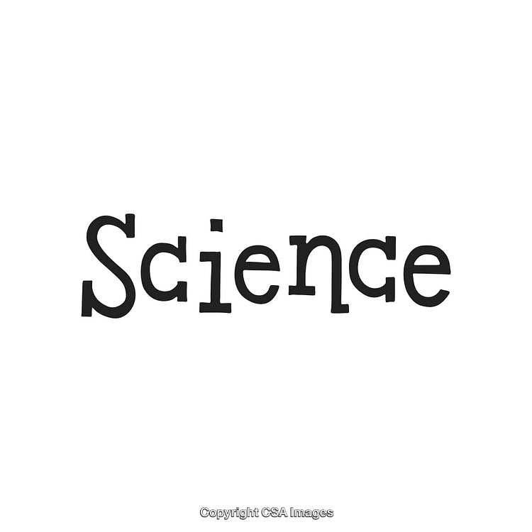 Typography Design Featuring the Word Science in a Clean Font Style