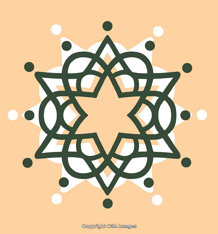 Geometric Mandala Design Featuring Abstract Patterns and Balanced Shapes