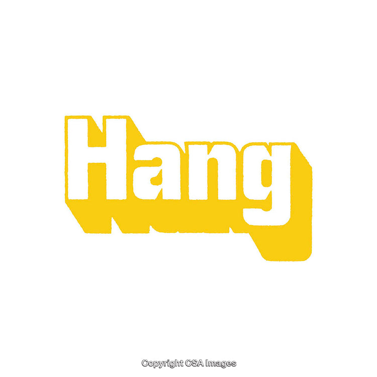 Yellow and White Text Design with Bold Typography Style