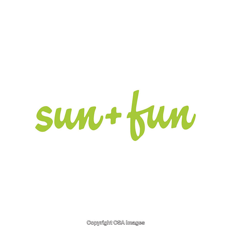 Bright Green Fun Text Featuring a Modern Design on White Background
