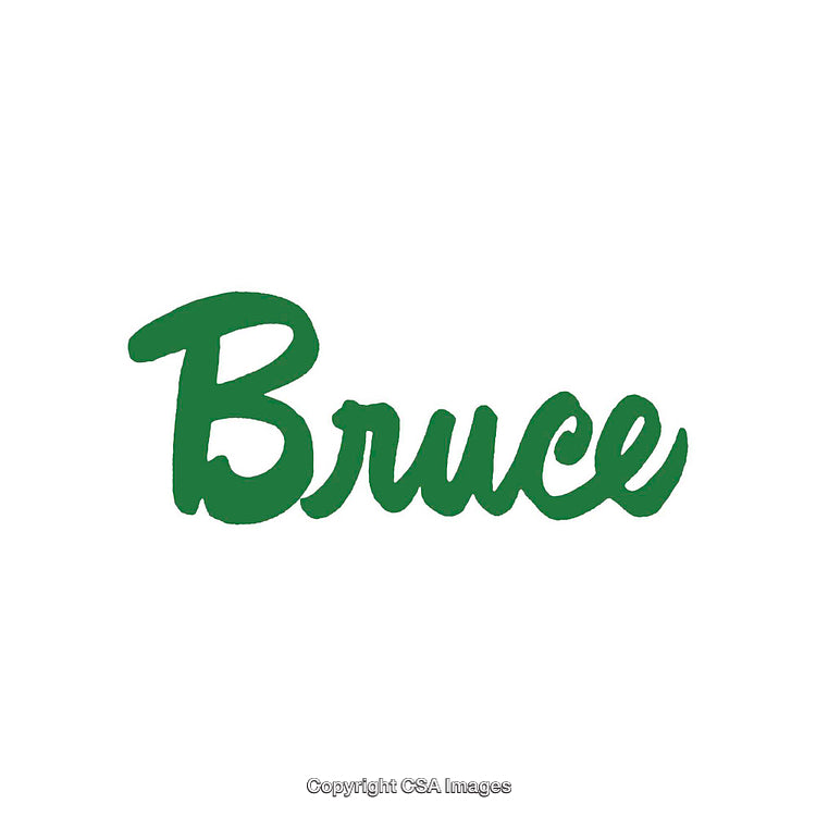 Stylized Green Script Text Display on a White Background