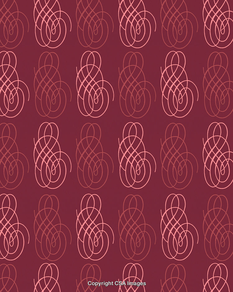Decorative Red Pattern