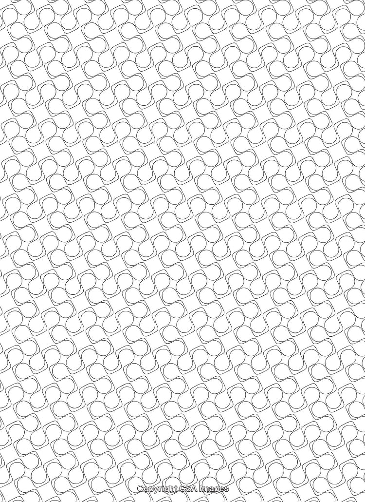 Abstract Black and White Seamless Pattern With Geometric Shapes