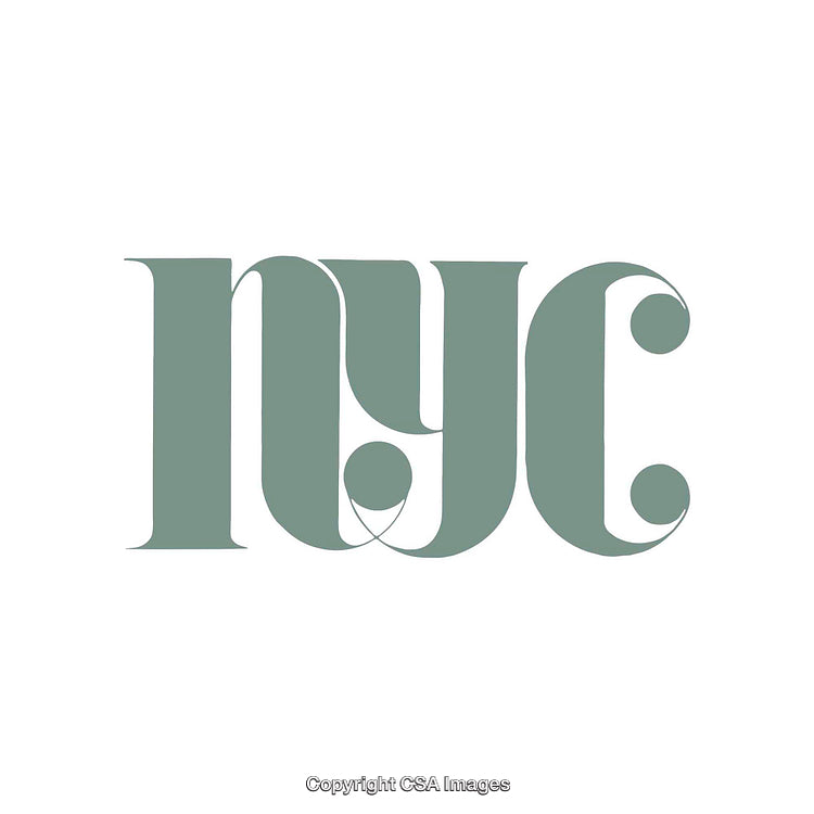 Elegant Minimalist NYC Logo in Artistic Serif Typeface Design