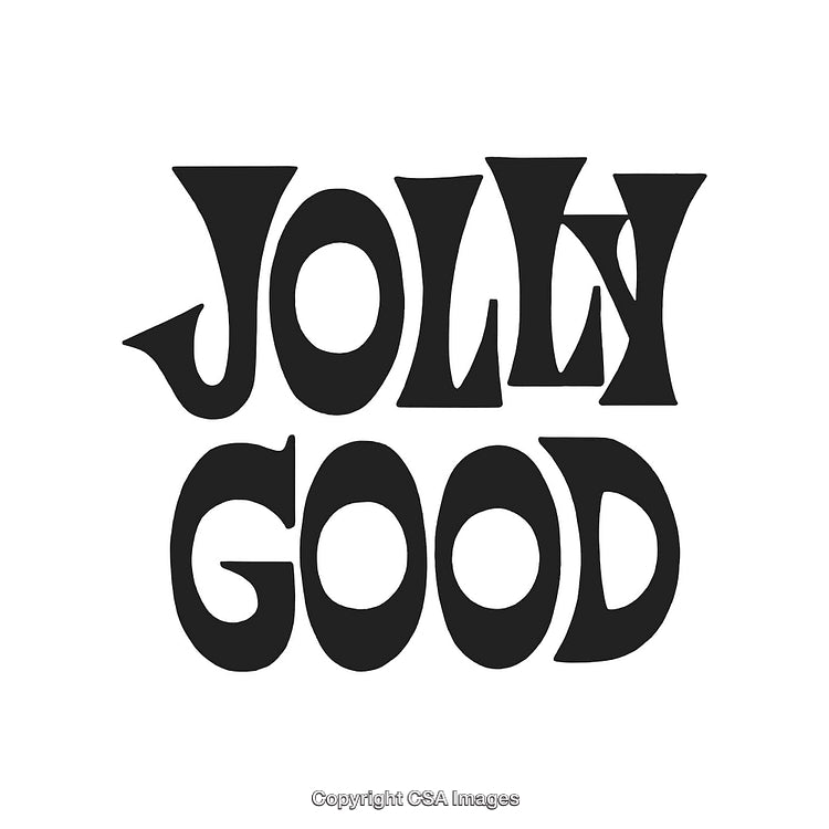 Retro Black and White Phrase Illustration with Bold Typography Design