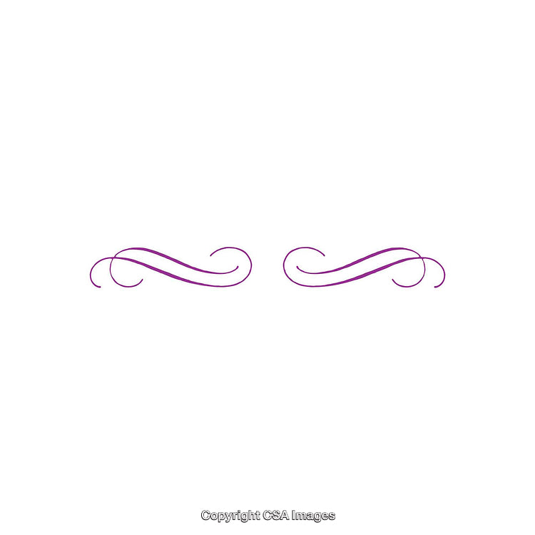 Elegant Purple Decorative Swirls for Invitations and Designs