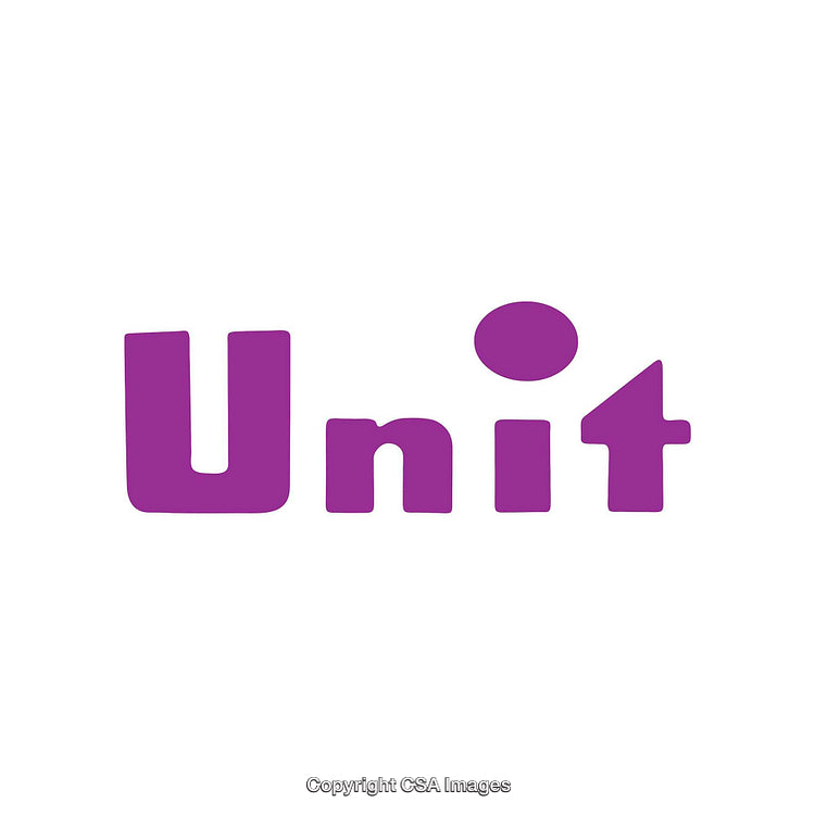 Purple Typography Word Art with Unique Typeface on White Background
