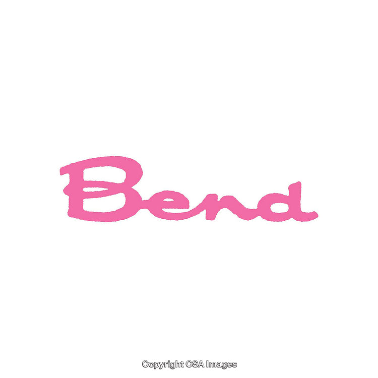 Creative Pink Calligraphy Typography Artwork on White Background