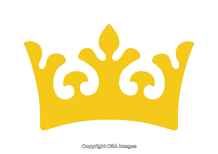 Golden Crown Icon Illustrating Royalty and Elegance in a Simplistic Design
