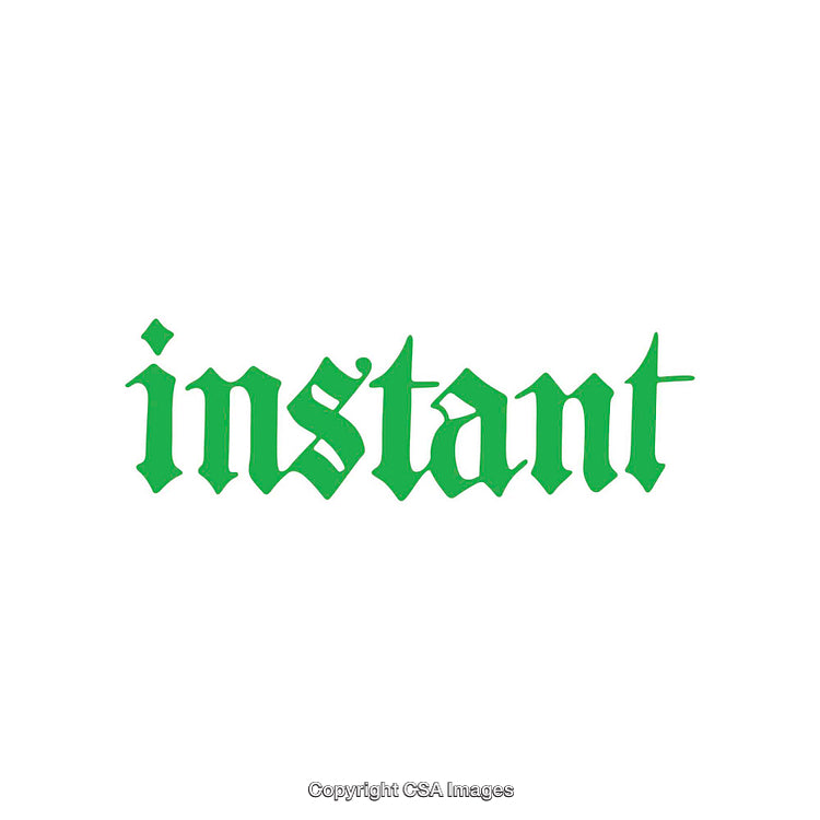 Elegant Green Text with Distinctive Gothic Typography on White Background