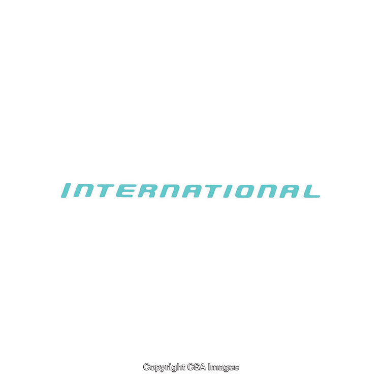 Bold Single-Word International Typography on a White Background