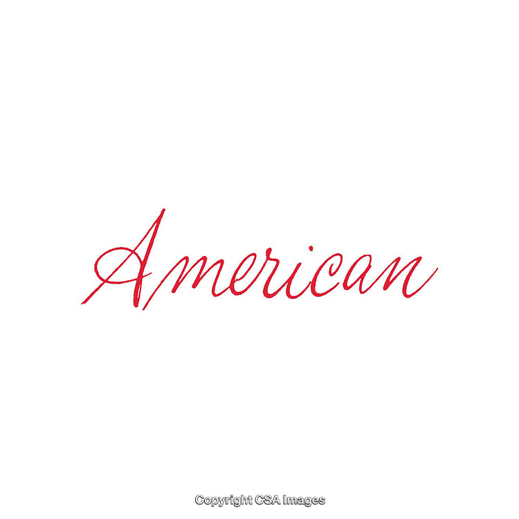 Elegant Red Calligraphy Text on a Clean White Background