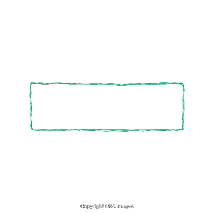 Simple Minimalist Abstract Green Rectangle Pattern on White Background Art