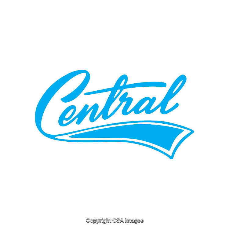 Modern Blue Calligraphy Design with Dynamic Central Theme