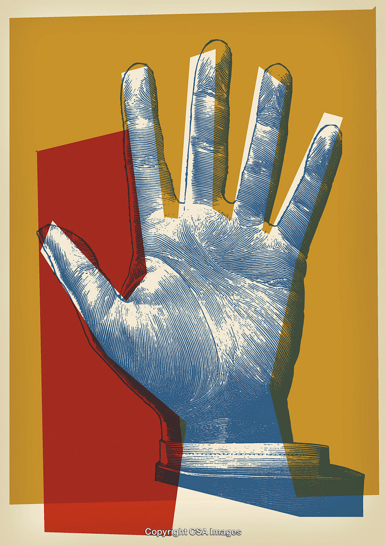 Uplifted Hand