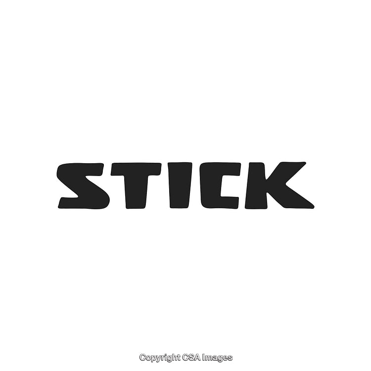 Bold Black Text Displayed on a Clean White Background