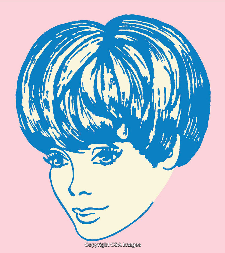 Colorful Pop Art Portrait Illustration with Retro Fashion Vibe