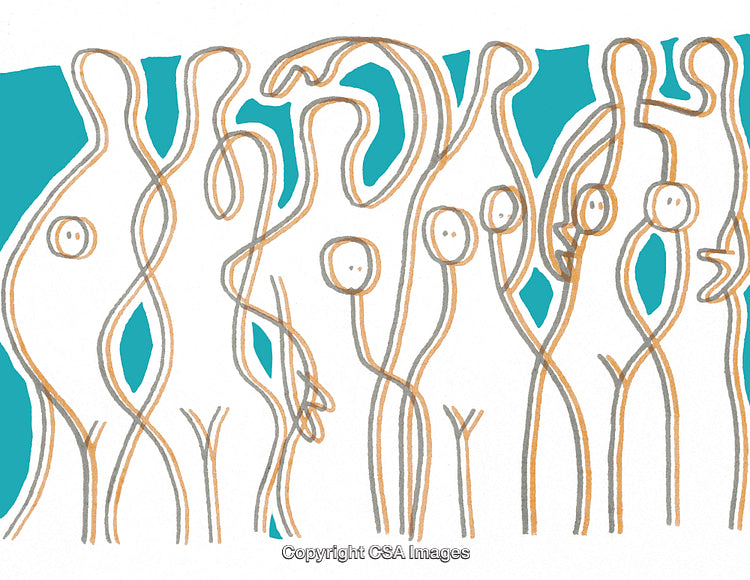 Abstract Nude Models