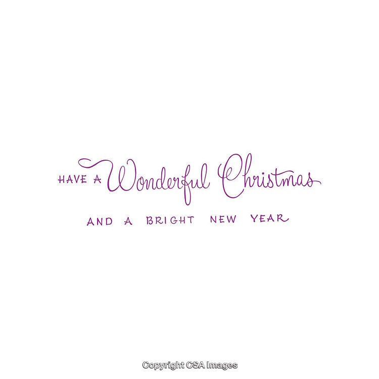 Elegant Christmas and New Year Wishes in Beautiful Purple Script