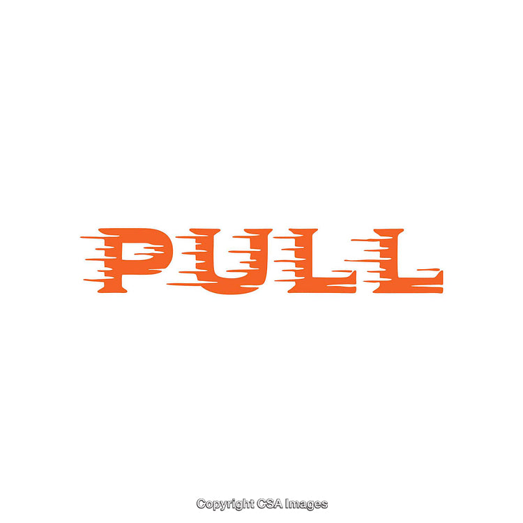 Dynamic Typography Design Featuring the Word Pull with Speed Effect