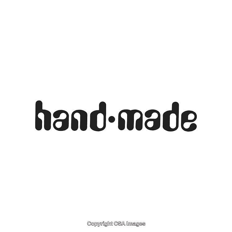 Stylized Hand-Made Typography Text Logo with Minimalist Design