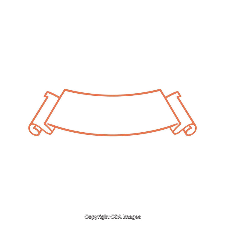 Minimalist Ribbon Banner Line Art for Modern Elegant Designs
