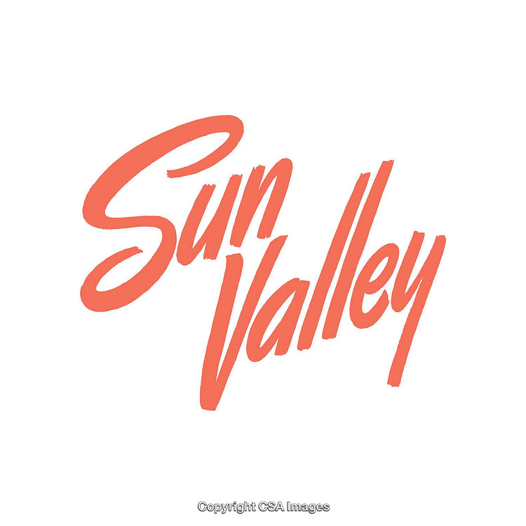 Bold Sun Valley Logo Featuring a Sleek and Modern Typography Design